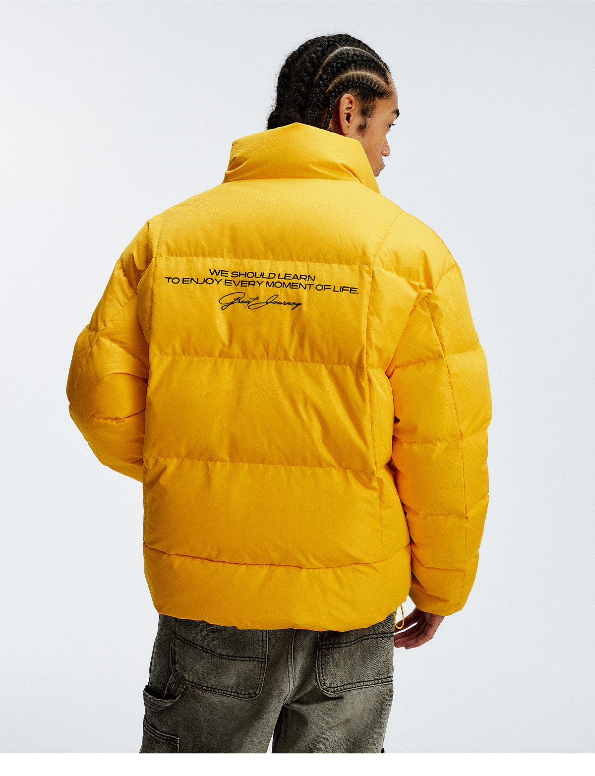 MEDM Honeycomb Pattern Down Jacket