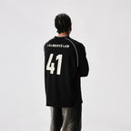 Labt Emblem Patch Mesh Long Sleeve Soccer Jersey