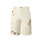 YADcrew Flame Lace Loose Shorts