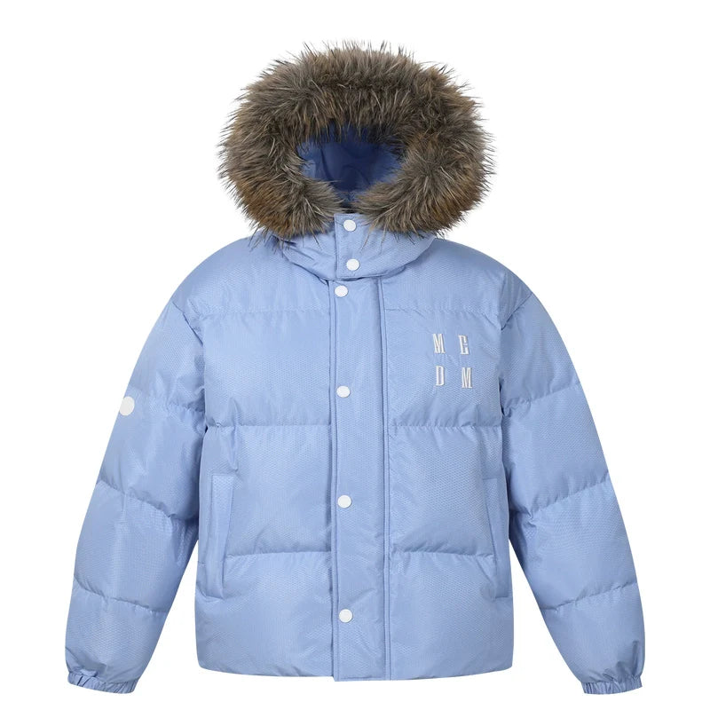 MEDM Detachable Fur Hooded Down Jacket