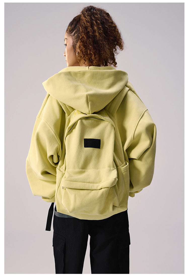 Remedy Backpack Design Zip Up Hoodie