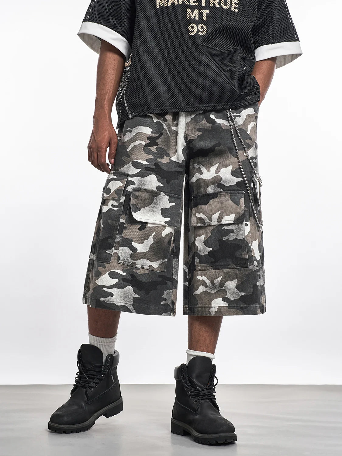 F3F Select Functional Camouflage Baggy Shorts