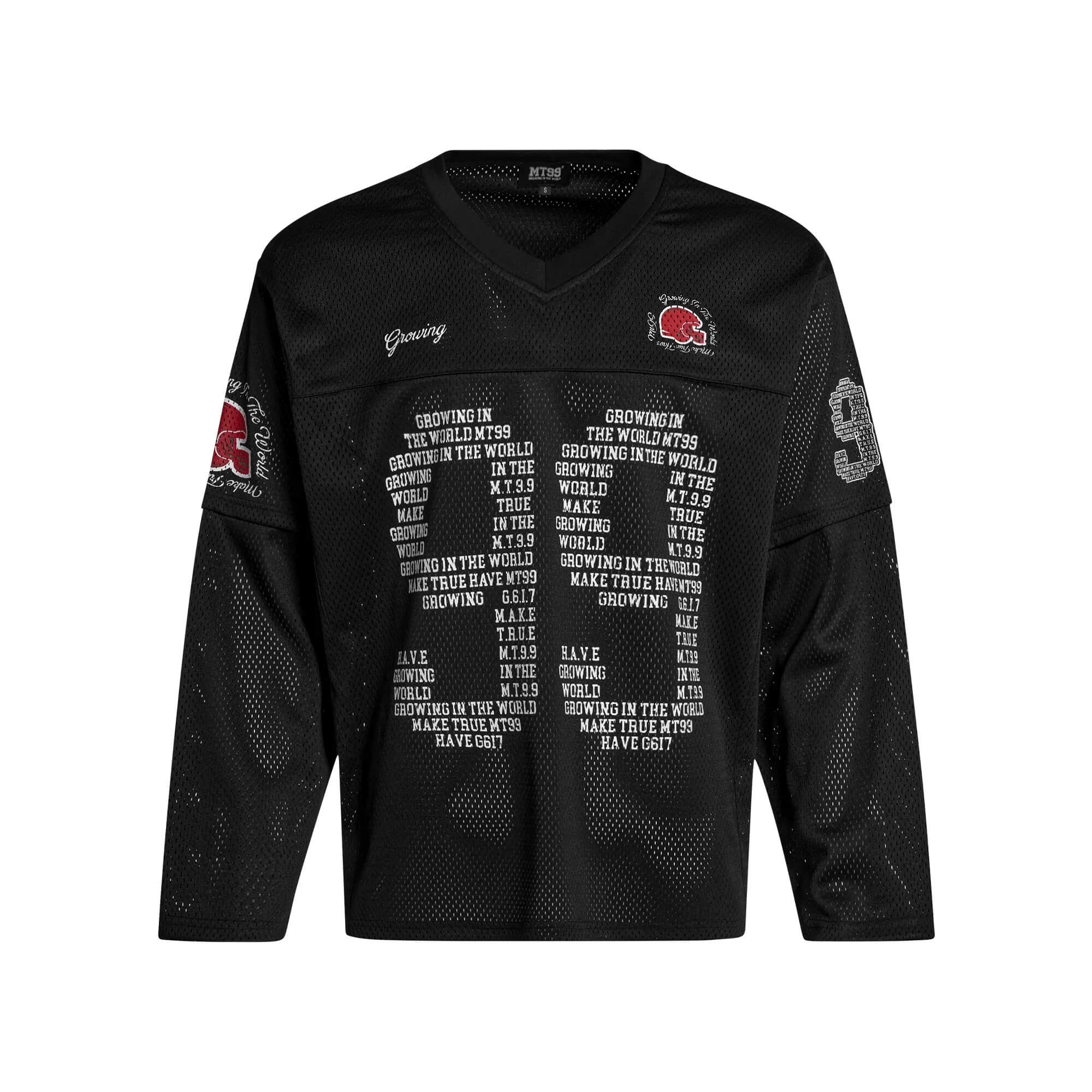 F3F Select 99 V Neck Mesh Long Sleeve Jersey