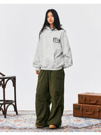 MEDM Ethnic Paisley Patch Embroidered Hoodie