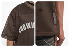 F3F Select Cross Print Mesh Jersey