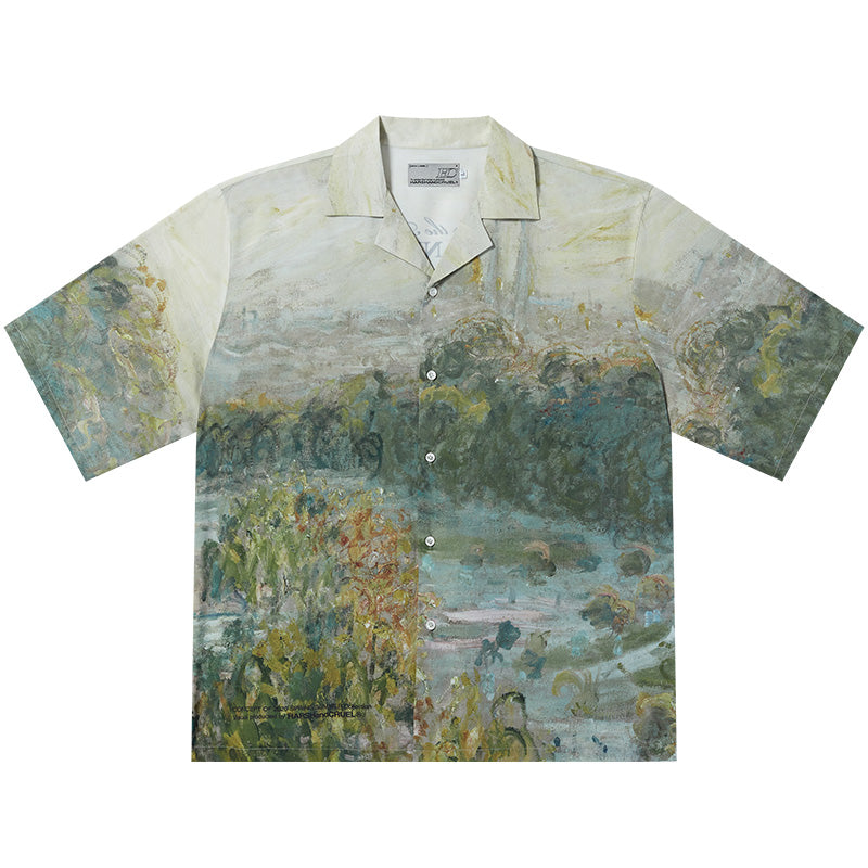 Harsh and Cruel Paris Old King's Palace Cuban Shirt