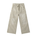 JHYQ Washed Distressed Baggy Double Knee Jeans