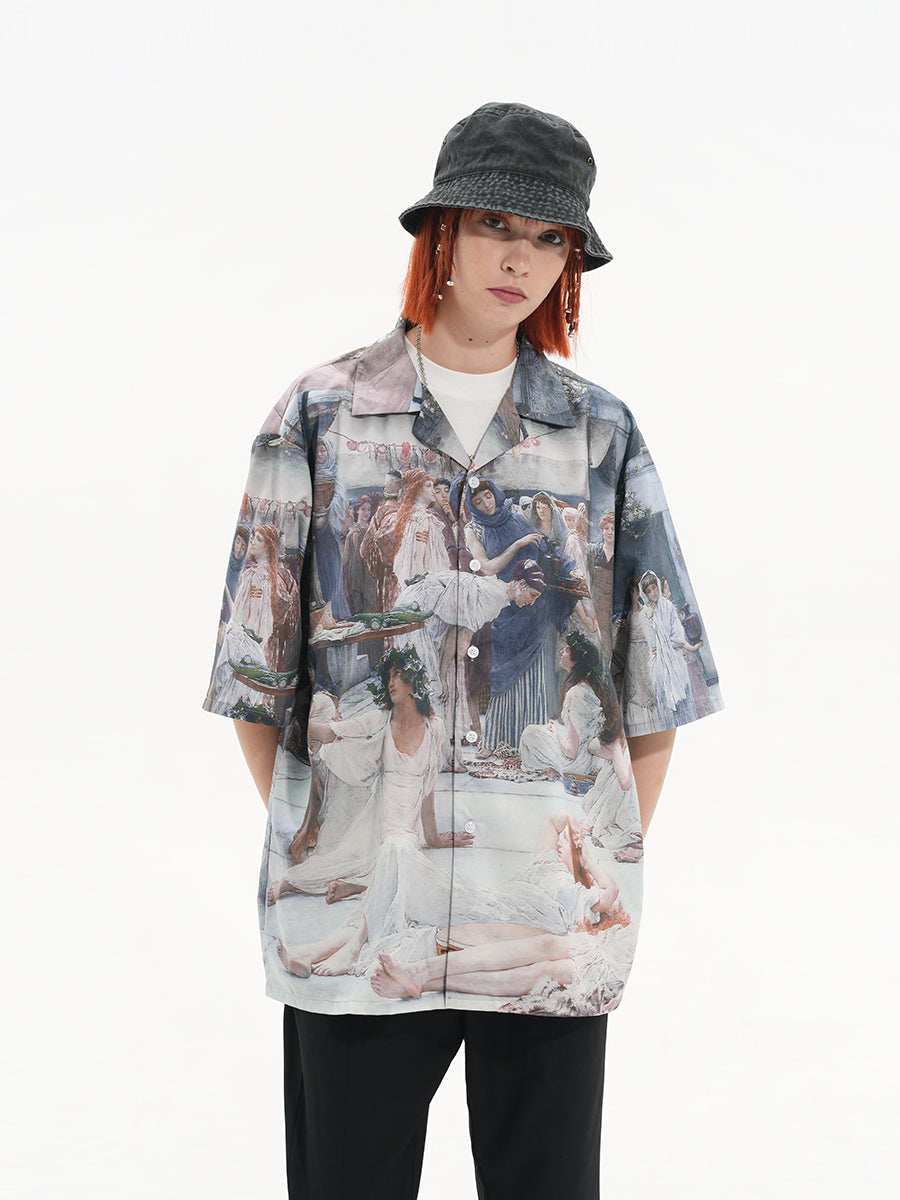 Harsh and Cruel Ancient Greek Cuban Shirt