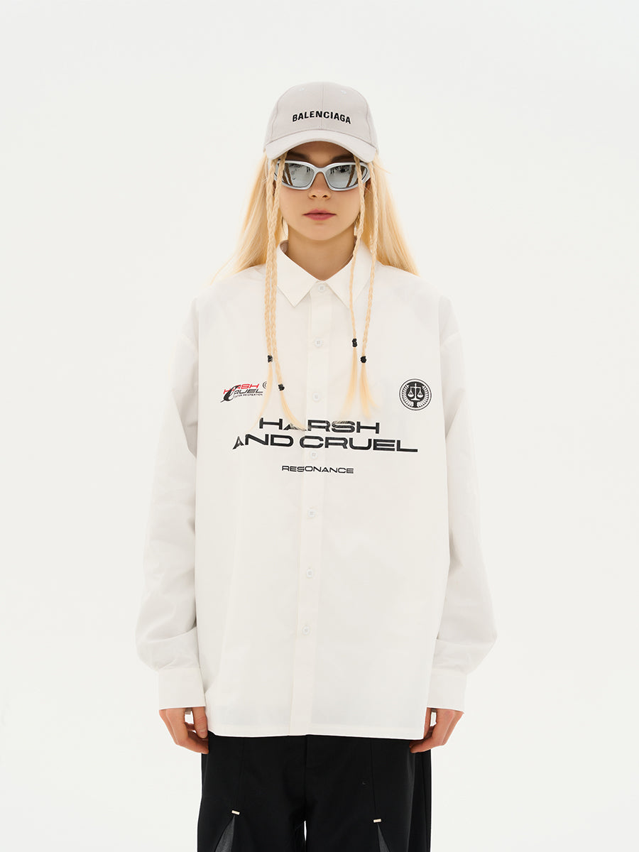 Harsh and Cruel Football Logo L/S Shirt