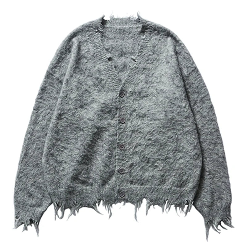 Remedy Distressed Knit Cardigan