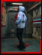 MEDM x EVA Evangelion Washed Zip-Up Hoodie