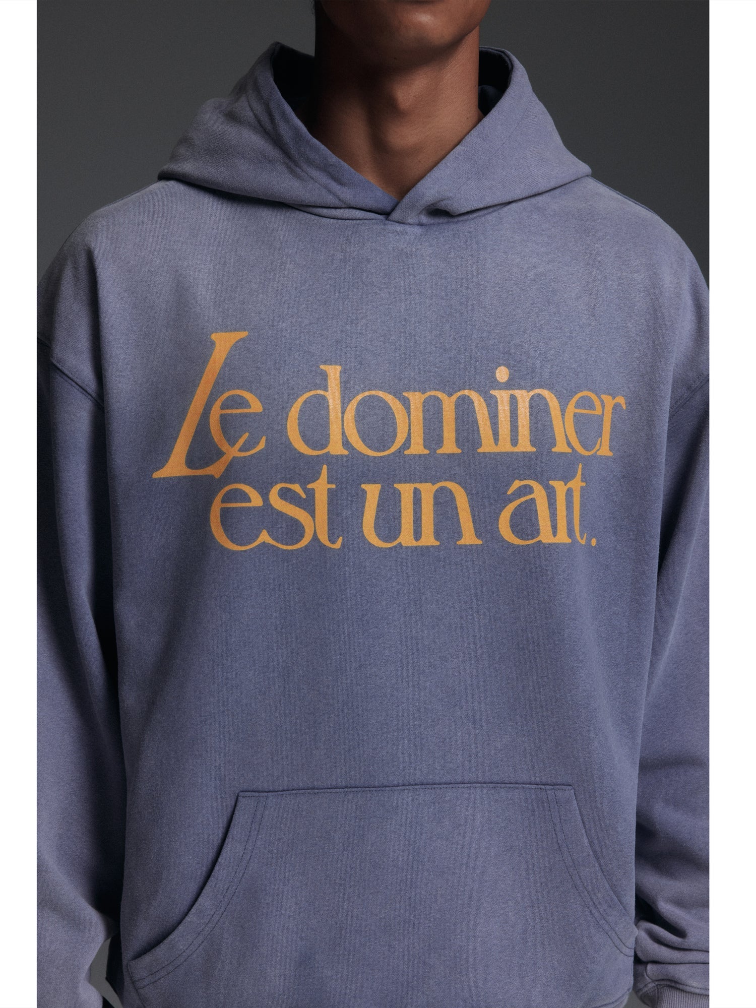NOVACAM Washed Distressed Vintage Letters Logo Hoodie