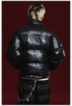Remedy Cracked Design Puffer Jacket