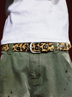 Remedy Star Studded Cowhide Leather Belt