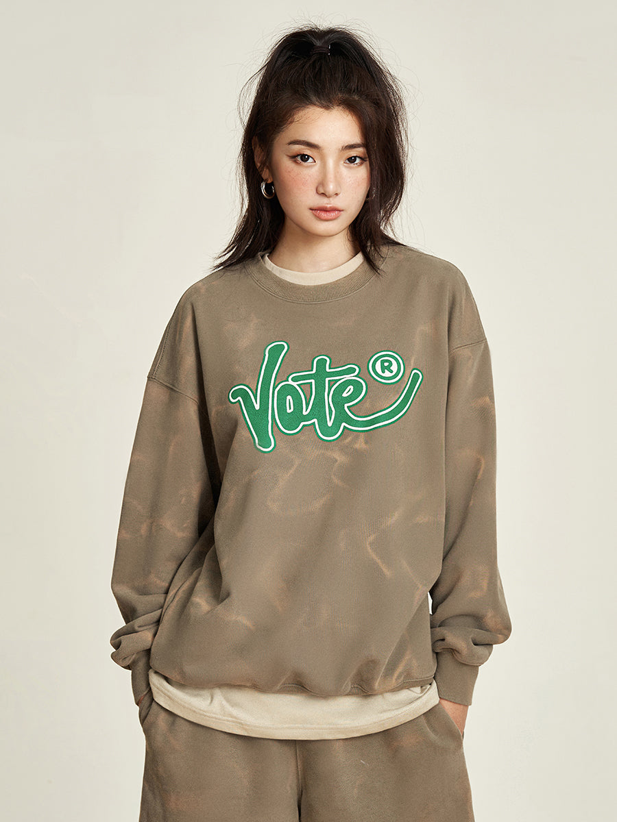 VOTE Basic Washing Sweatshirt