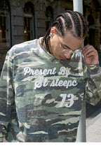 STEEPC Forest Camouflage Washed Vintage Long Sleeve Tee