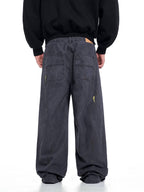 F3F Select Paint Splatter Washed Baggy Work Pants