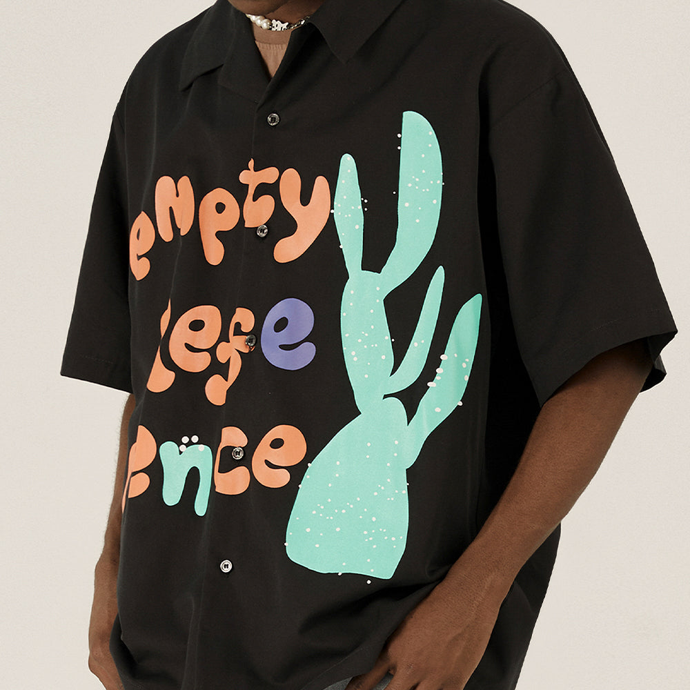 EMPTY REFERENCE Cactus Short Sleeve Shirt