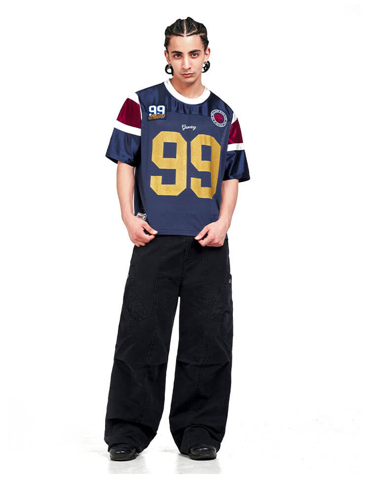 F3F Select 99 Color Block Mesh Short Sleeve Hockey Jersey