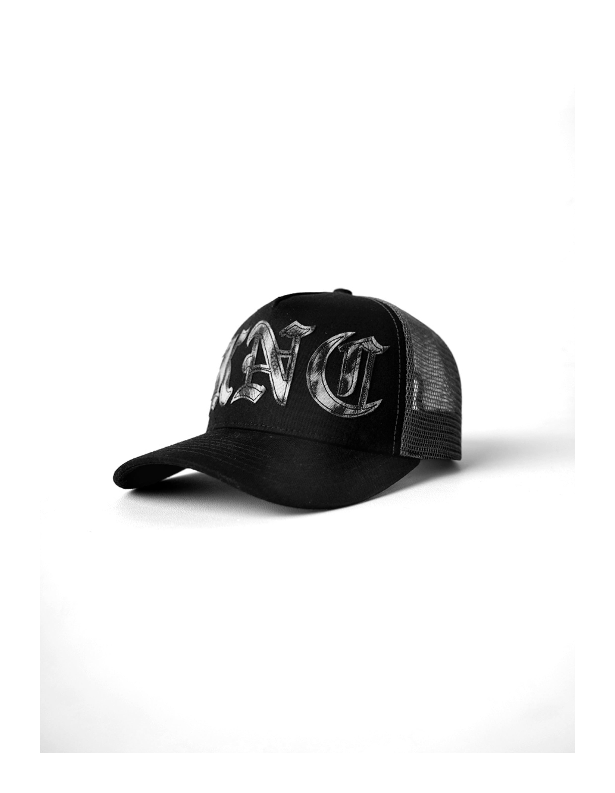 KARMANISTIC Embroidered Letters Trucker Hat