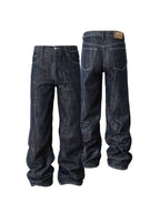 YADcrew Slub Denim Baggy Jeans