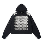 Labt Blur Structure Print Hoodie