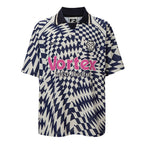 F2CE Vortex Plaid Soccer Polo Jersey Shirt