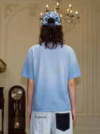 YADcrew Peace Dove Patch Distressed Washed Tee