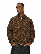 ANTIDOTE Leopard Reversible Detroit Jacket
