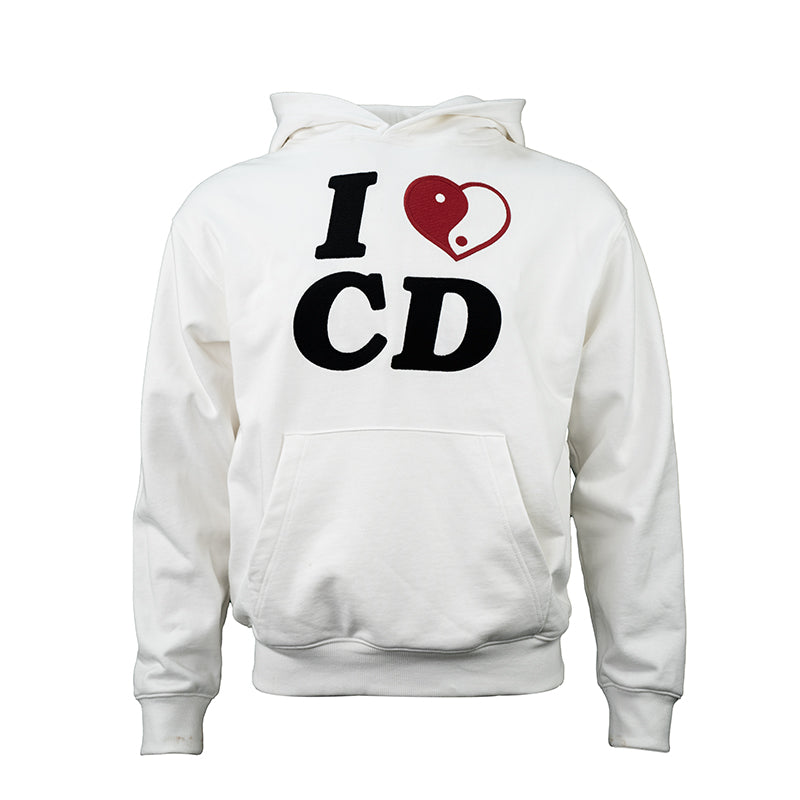 TGFCLUB I LOVE CD Embroidered Hoodie