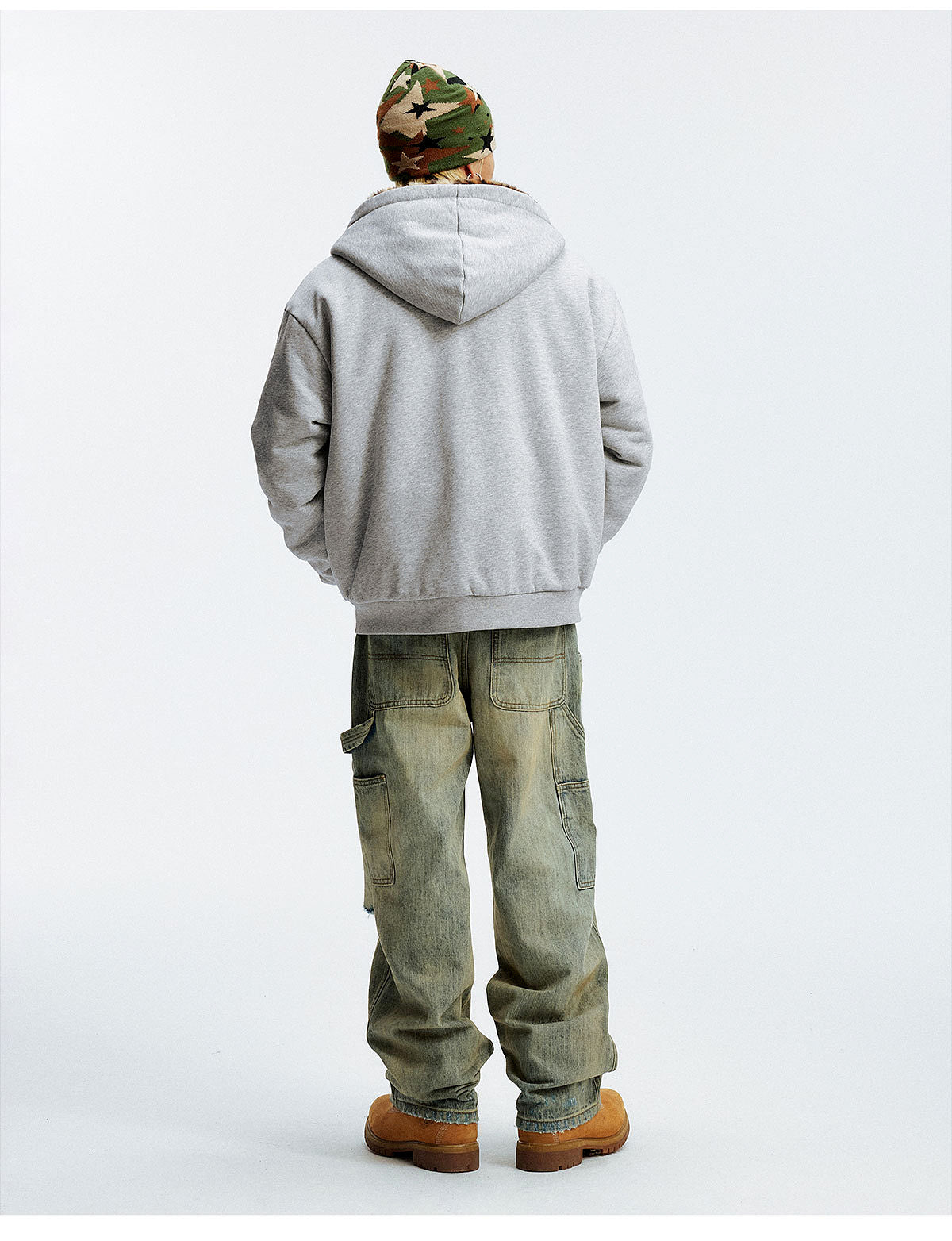 MEDM Reversible Leopard Fur Hooded Jacket