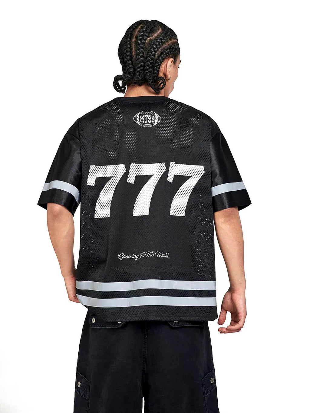 F3F Select 777 Numbering Reflective Stripe Mesh Short Sleeve Hockey Jersey