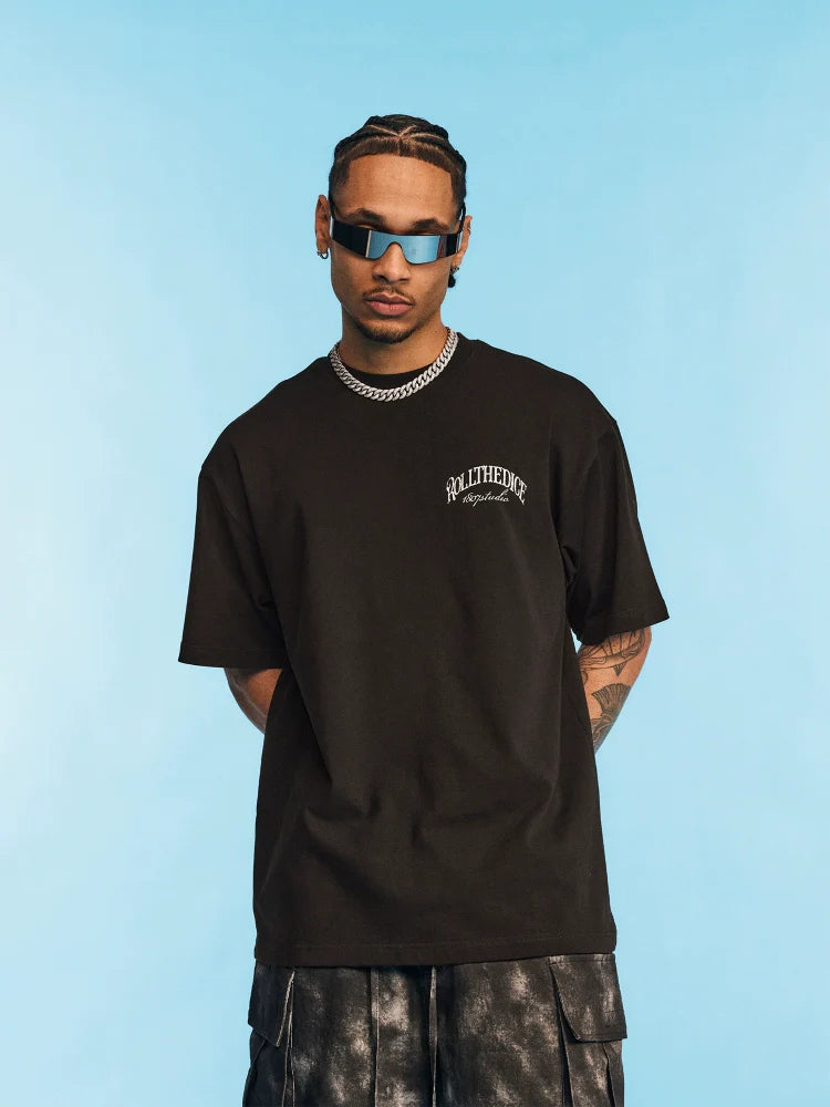 1807 ROLLTHEDICE Vintage Print Tee