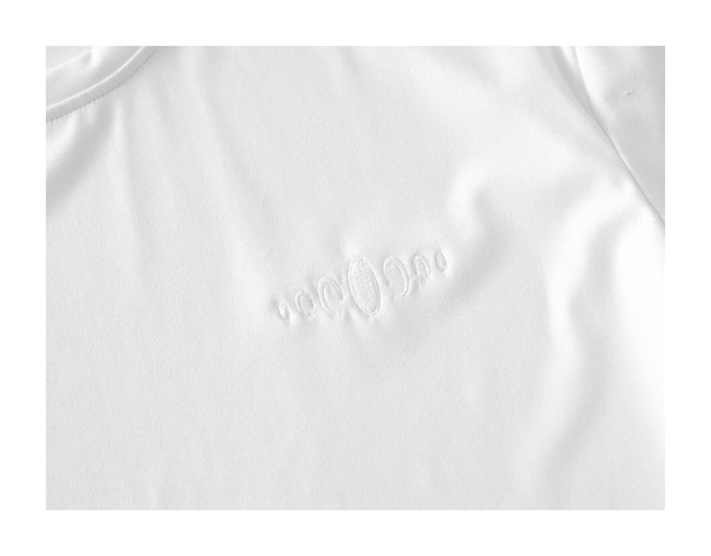 KARMANISTIC Quick Dry Stretch Fit Logo Embroidered Workout Tee