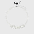 AWE Luxury Flower Pearl Necklace
