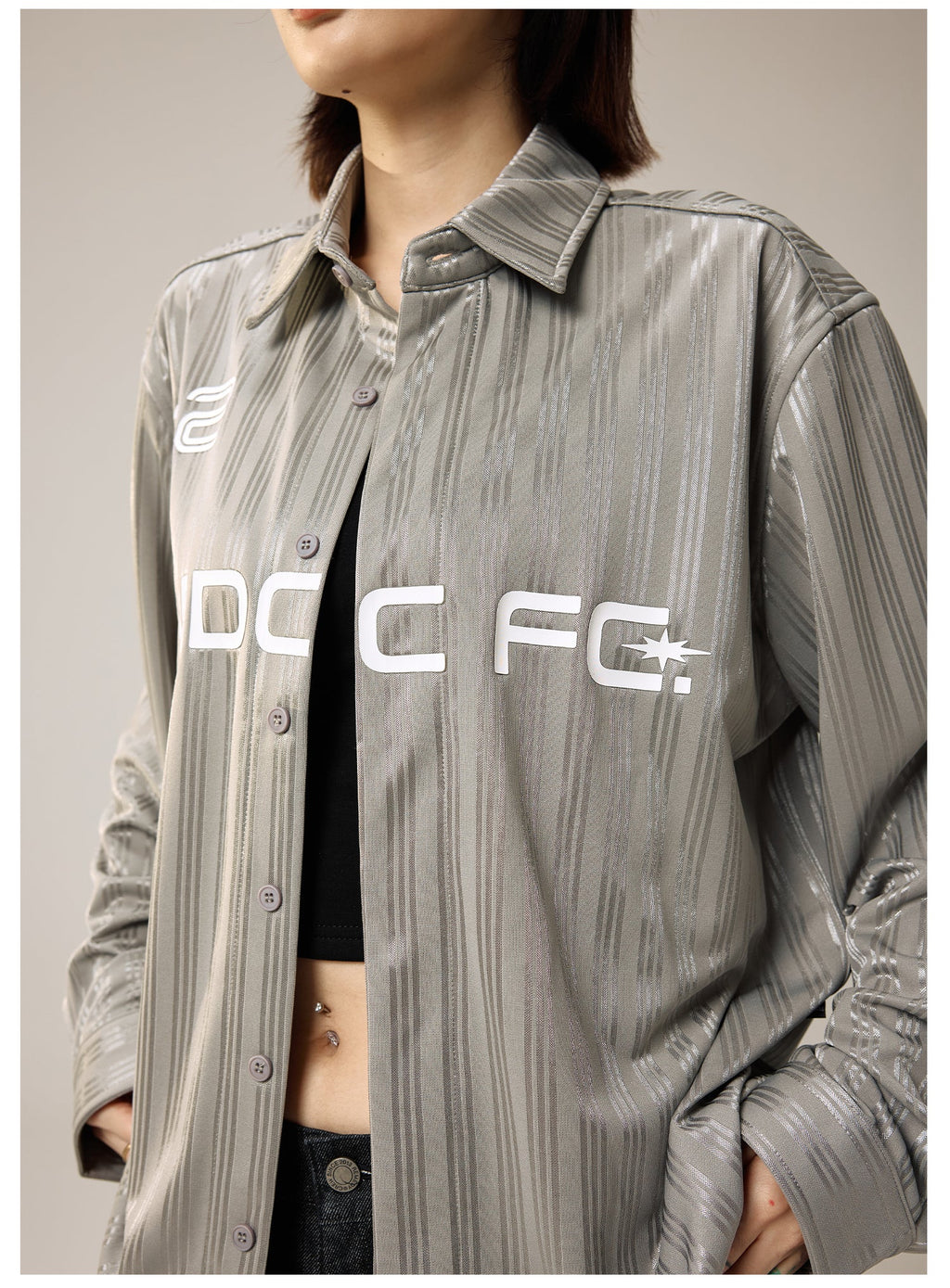 Remedy Silk Striped Long Sleeve Shirt
