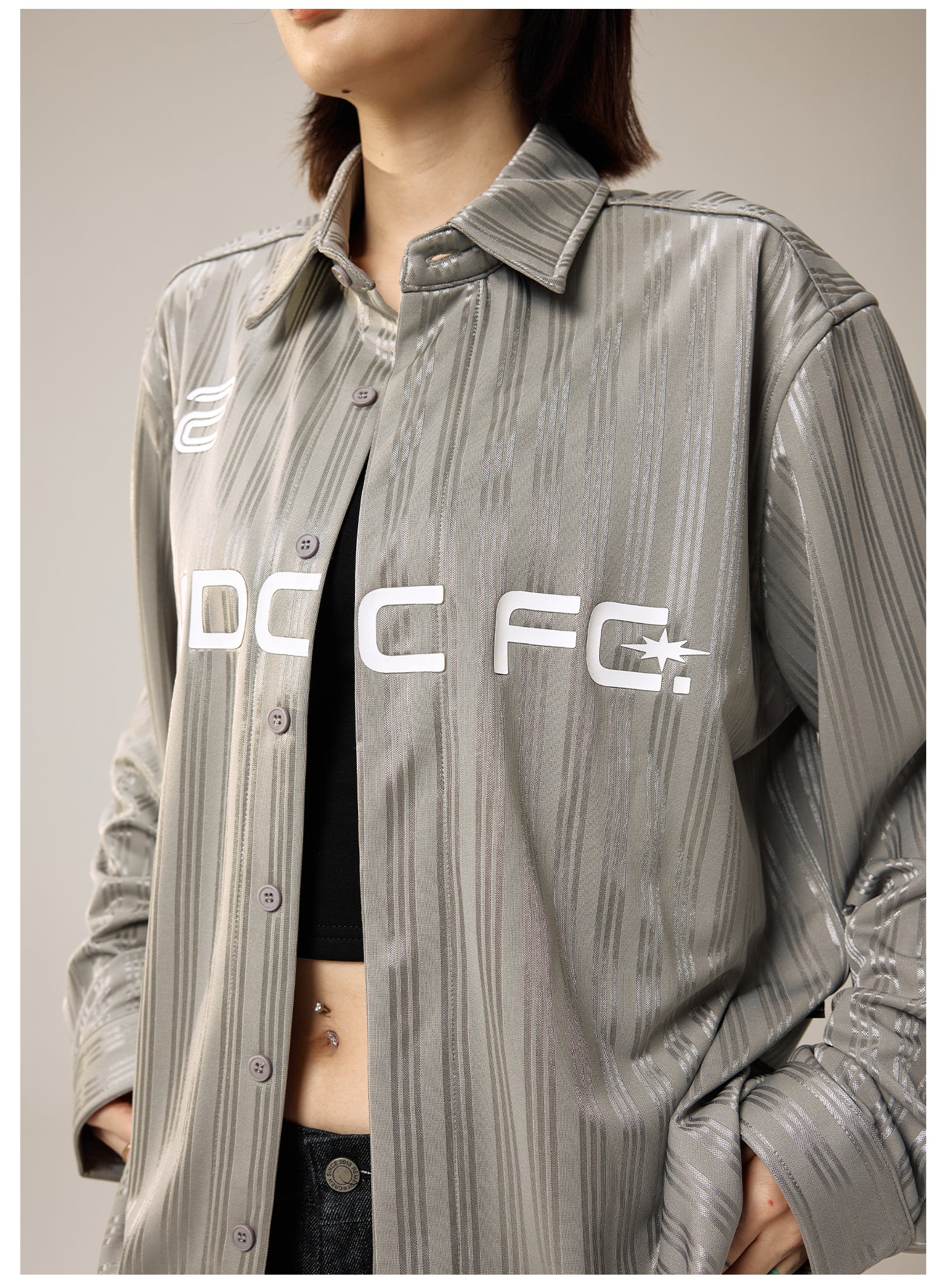 Remedy Silk Striped Long Sleeve Shirt