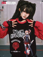 MEDM x EVA NEVER END Character Print Raglan Long Sleeve Tee
