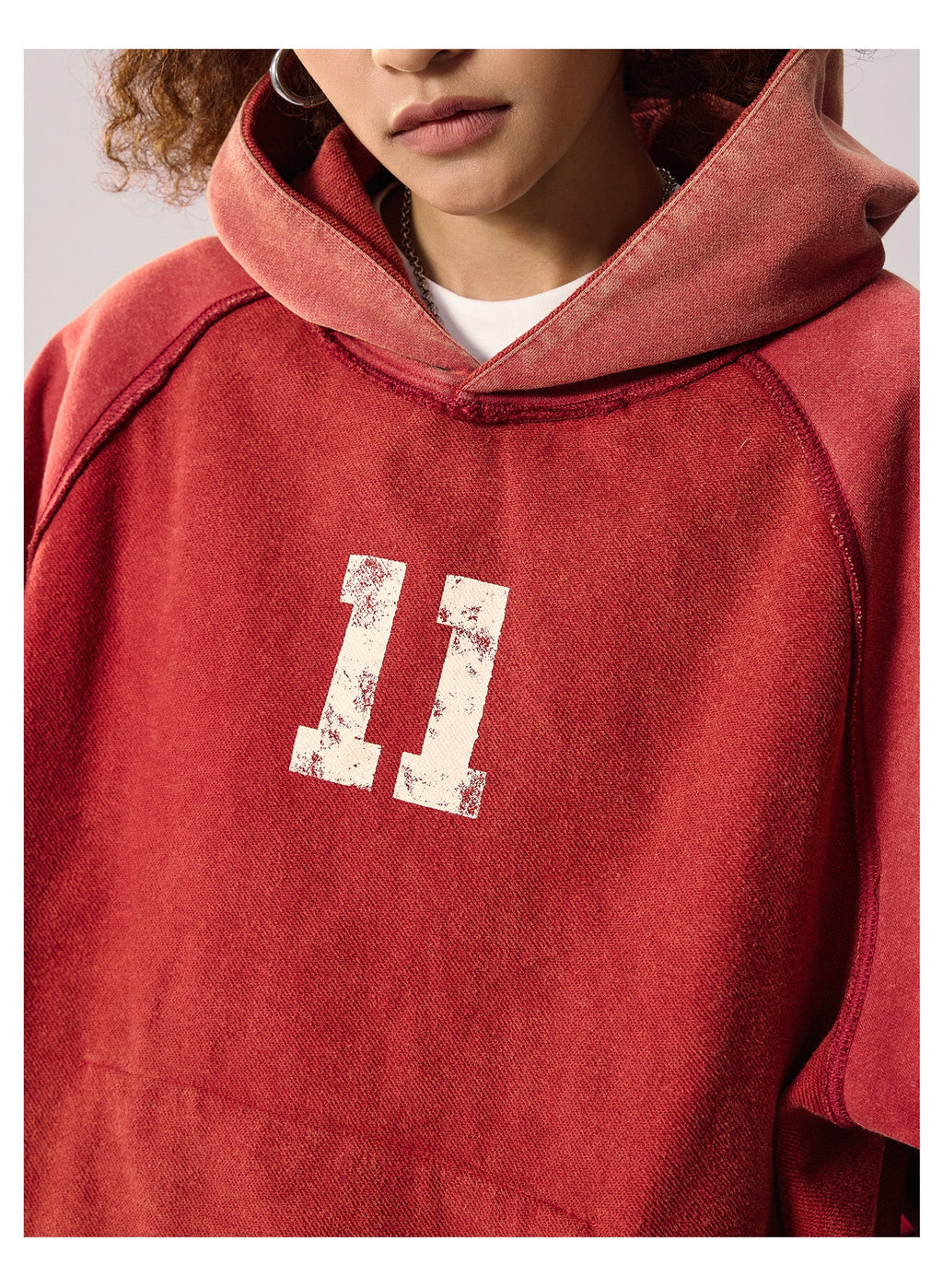 Remedy Washed Reversible Raglan Hoodie