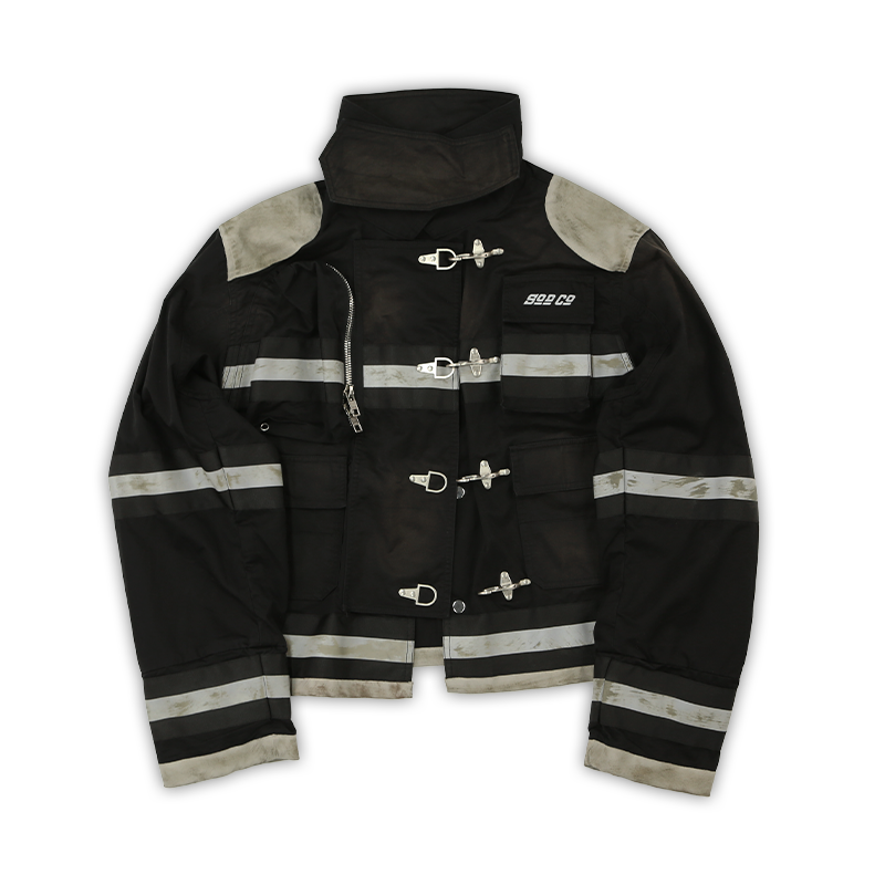 SOD Co. Custom Distressed Firefighter Jacket