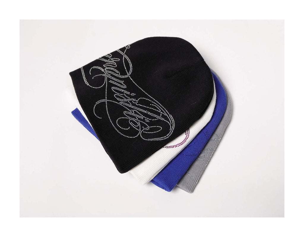 KARMANISTIC Rhinestone Knit Beanie