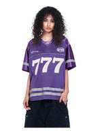 F3F Select 777 Numbering Reflective Stripe Mesh Short Sleeve Hockey Jersey