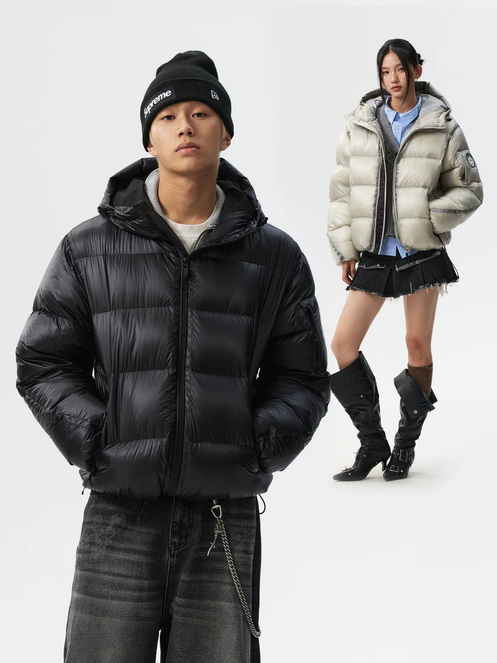 MEDM Hooded Sheer Down Jacket