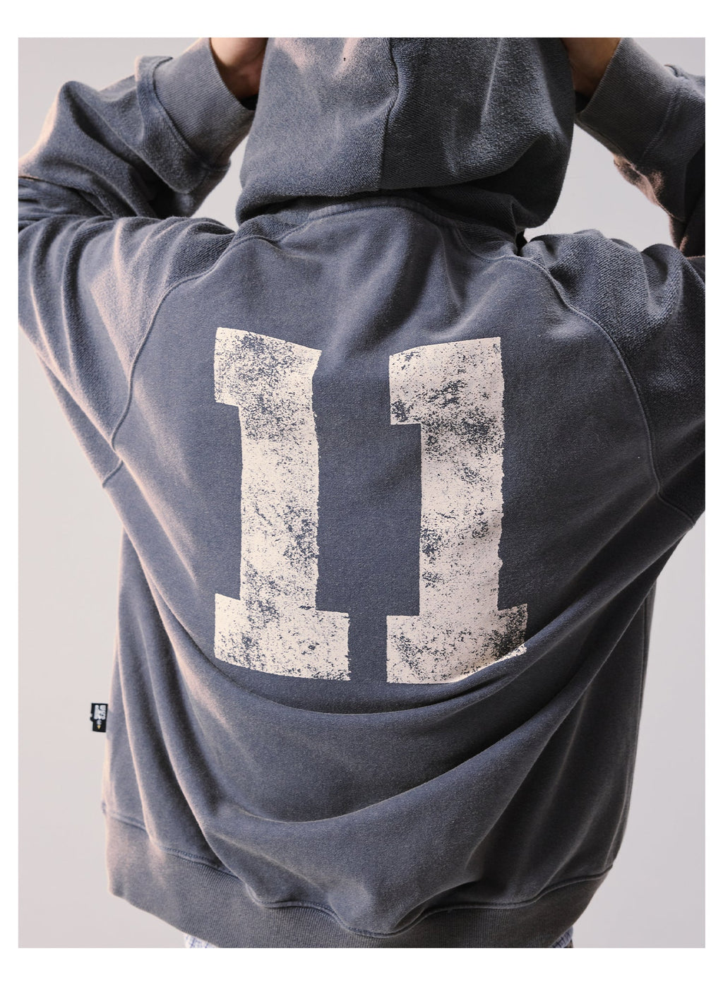 Remedy Washed Reversible Raglan Hoodie