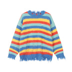 Achock Gradient Striped Knit Sweater