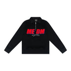 MEDM Half Zipper Logo POLO Sweatshirts