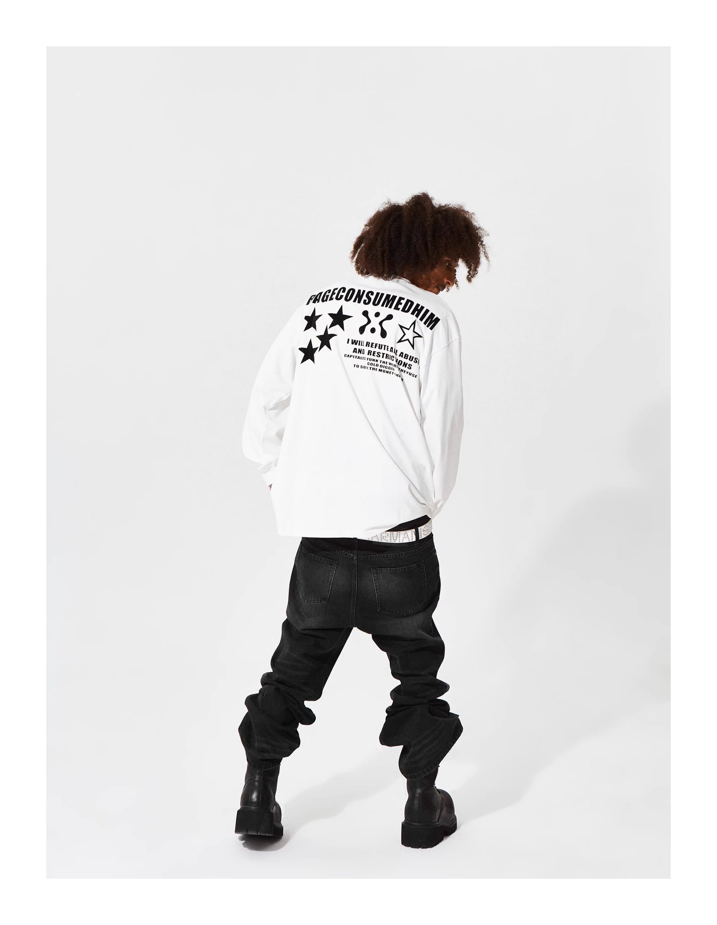 KARMANISTIC Big K Logo Long Sleeve Tee