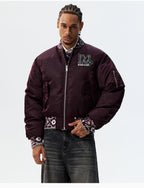 MEDM Ethnic Trim MA-1 Bomber Jacket