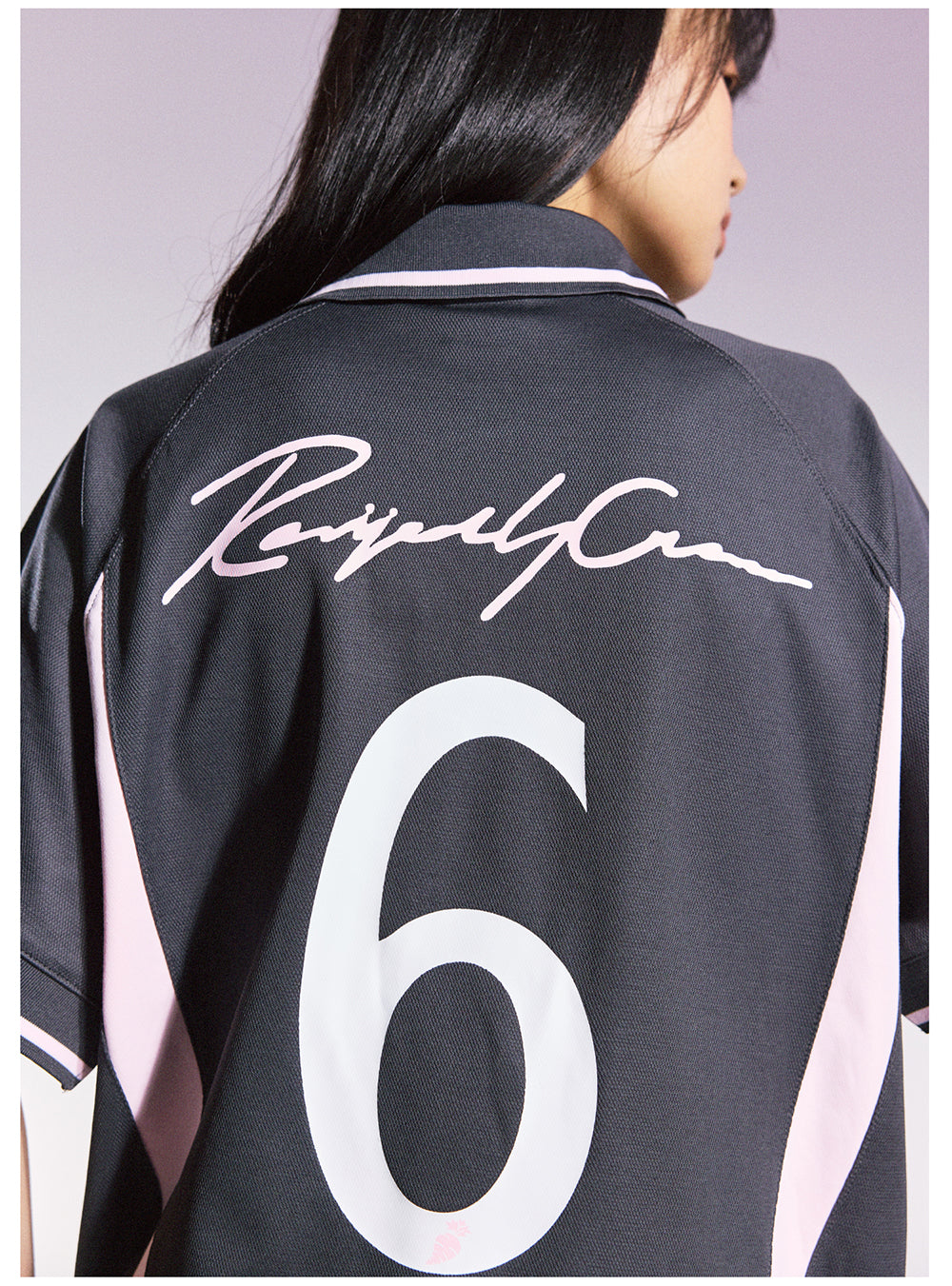 Remedy HONEYBUNNY Rabbit Embroidered Soccer Jersey Polo Shirt