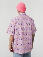 VOTE Ice Cream Girl Pattern Shirt